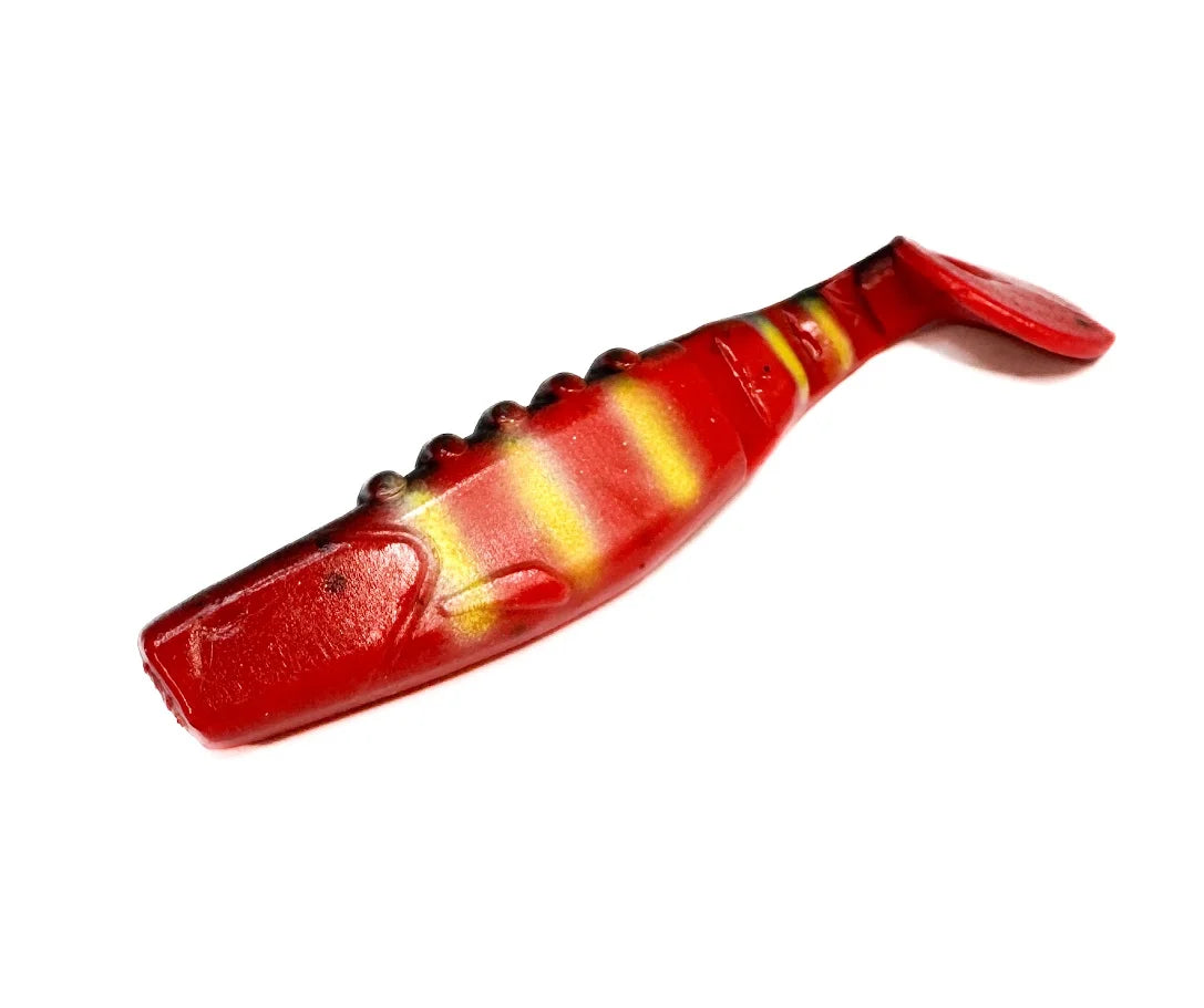 OSHELure x ALEX Crazy Fisherman pehmed kummist landid "Kurmaa hertsog 15cm". Valmistatud Lätis.