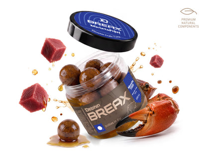 Mērcētās ēsmas boilas Delphin BreaX / MonstaFISH