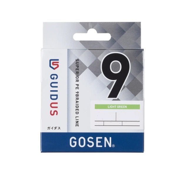 Pītā aukla Gosen GUIDUS PEx9 LIGHT GREEN 150m