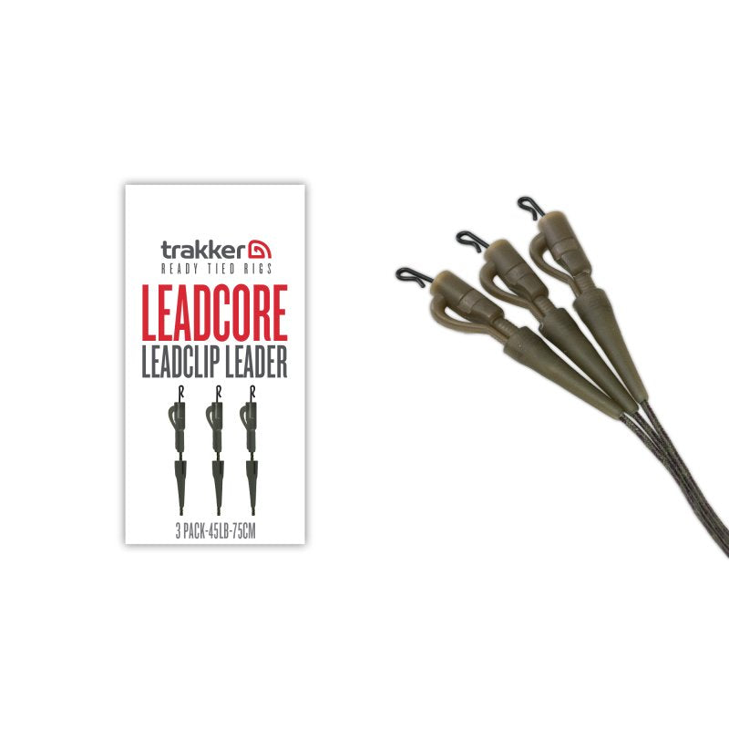 Leadcore Trakker Leadcore Leadclip Leader (75 cm) TPx5