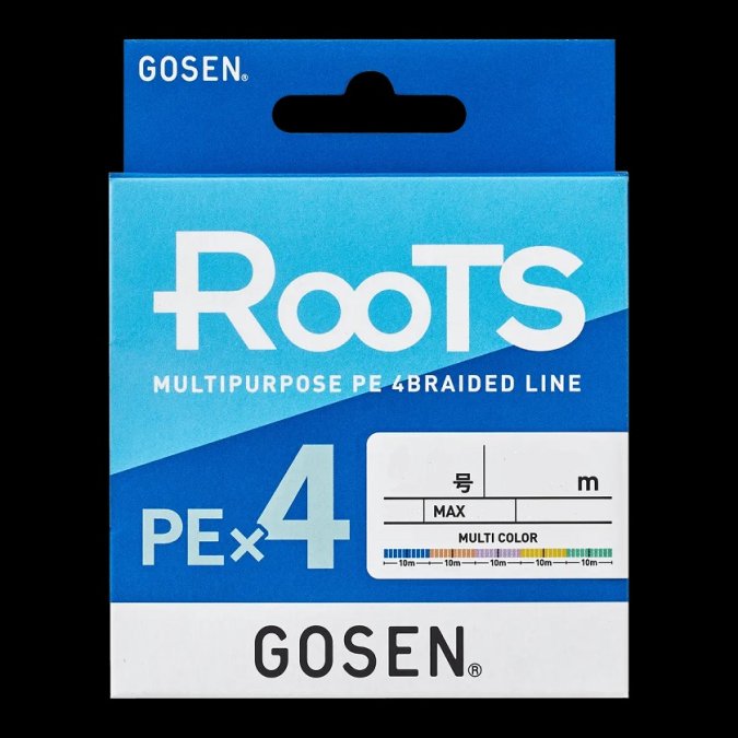 Pītā aukla Gosen ROOTS PEx4 MULTICOLOR 150m