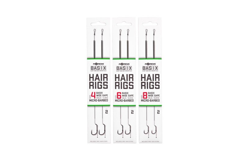 Pavadiņas Korda Basix Hair Rigs Wide Gape