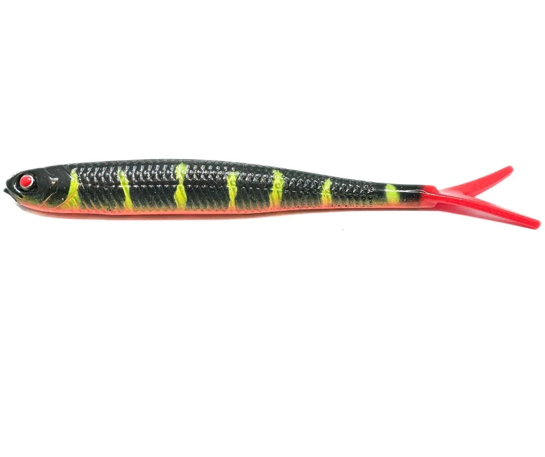 OSHELure Zander Saba Pelagic punase sabaga, 7" silikoonist koha lantidele