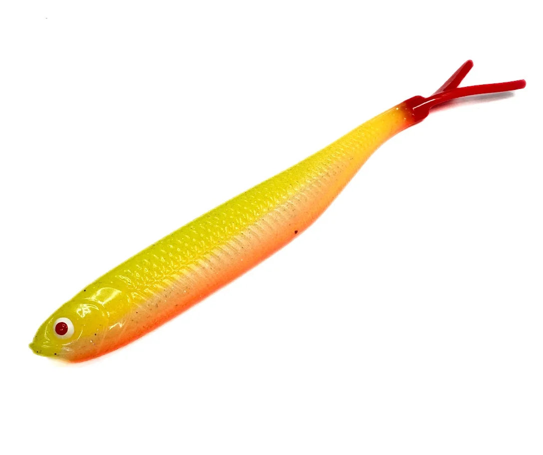OSHELure Zander Saba Pelagic punase sabaga, 7" silikoonist koha lantidele