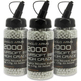 AIrsoft kuulid 2000 tk, 0,20 g. Poleeritud kuulid kiirlaadijas.