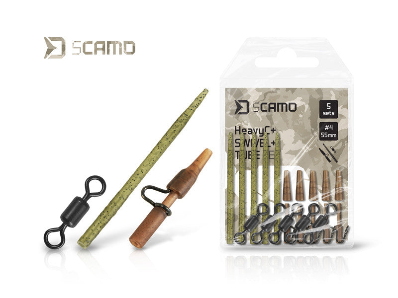 Antitangle komplekts Delphin sCAMO HeavyC + Swivel + Tube 5 sets