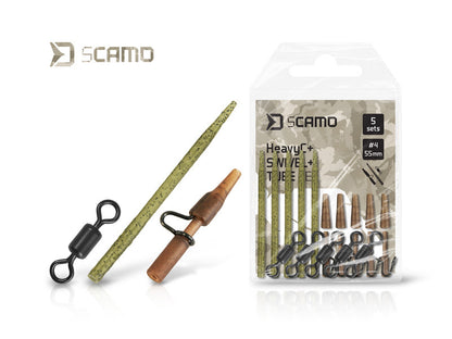 Antitangle komplekts Delphin sCAMO HeavyC + Swivel + Tube 5 sets