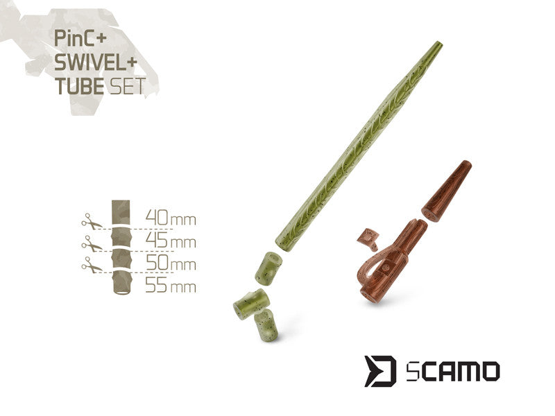 Antitangle komplekts Delphin sCAMO PinC + Swivel + Tube / 5 sets