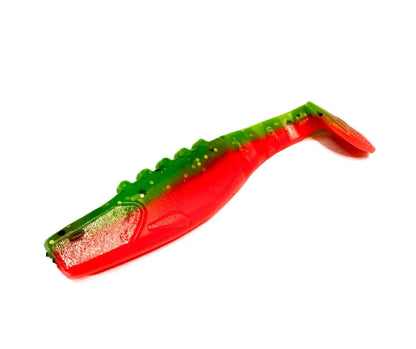 OSHELure x ALEX Crazy Fisherman pehmed kummist landid "Kurmaa hertsog 15cm". Valmistatud Lätis.