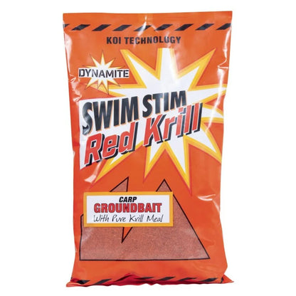 Barība Dynamite baits Swim Stim Groundbait Red krill/Krils