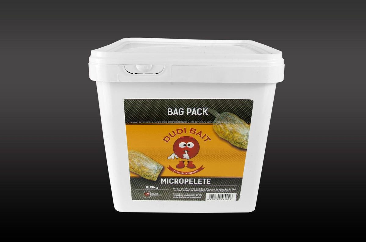 Barība + Sķidrums Dudi Bait Bag Pack - Micropellets 2.5kg