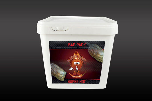 Barība + Šķidrums Dudi Bait Bag Pack - Super Hot 2.5kg