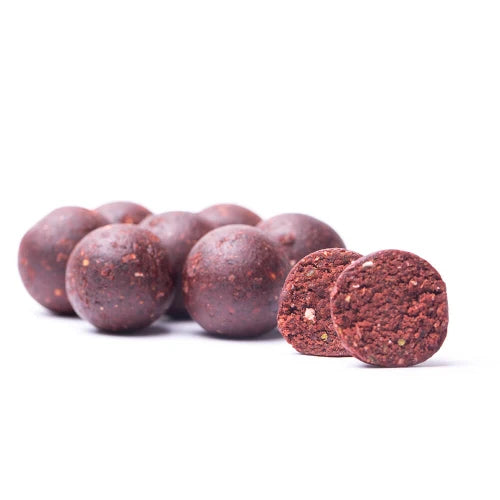 Boilas BOUNTY Soluble bait boilies SQUID / BLOODWORM 1 kg