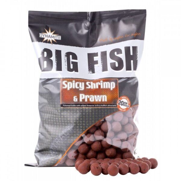 Boilas Dynamite baits 20mm Spicy Shrimp & Prawn 1,8kg