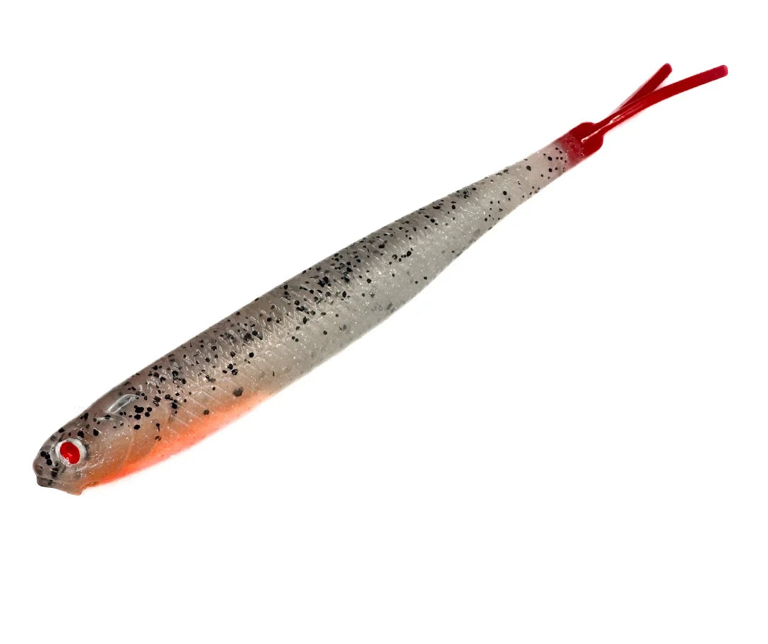 OSHELure Zander Saba Pelagic punase sabaga, 7" silikoonist koha lantidele