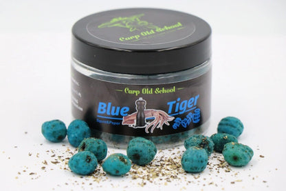Carp Old School mērcētais tiģerrieksts 150ml Blue Tiger