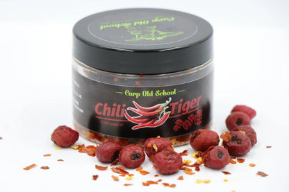 Carp Old School mērcētais tiģerrieksts 150ml Chili Tiger