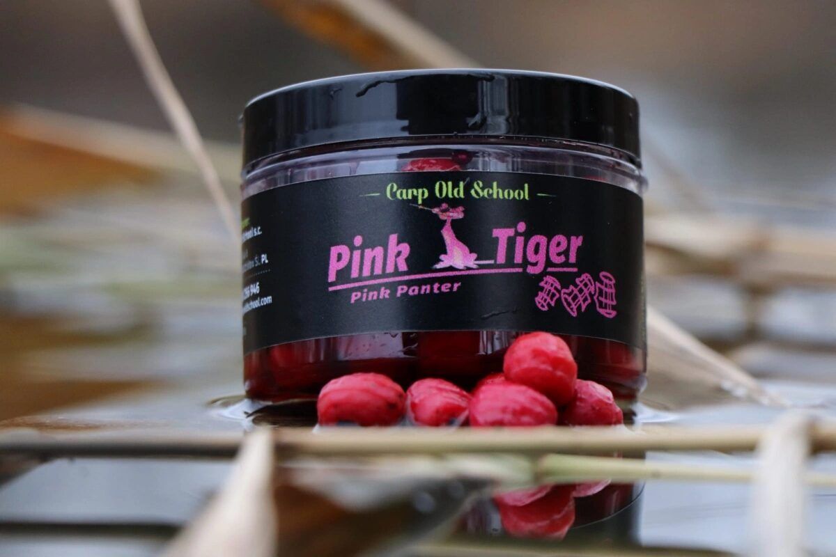 Carp Old School mērcētais tiģerrieksts 150ml Pink Tiger