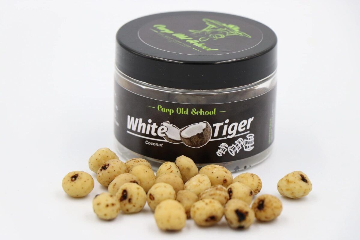 Carp Old School mērcētais tiģerrieksts 150ml White Tiger