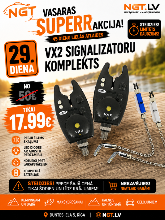 NGT VX2 2 hambaalarmi komplekt 