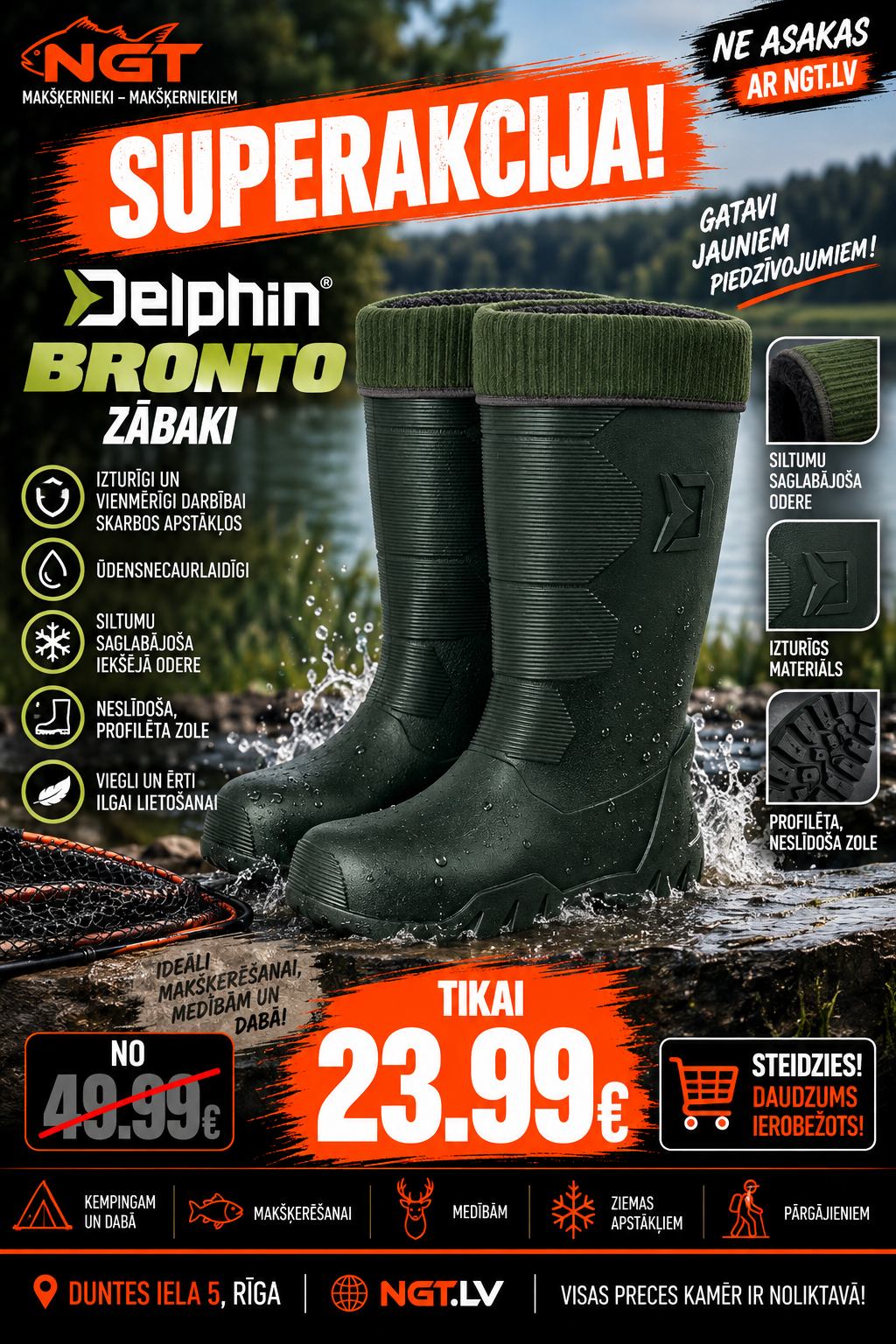 Saapad Delphin BRONTO