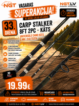 NGT Carp Stalker ritv | 8 jalga | 2-osaline | 2 naela 