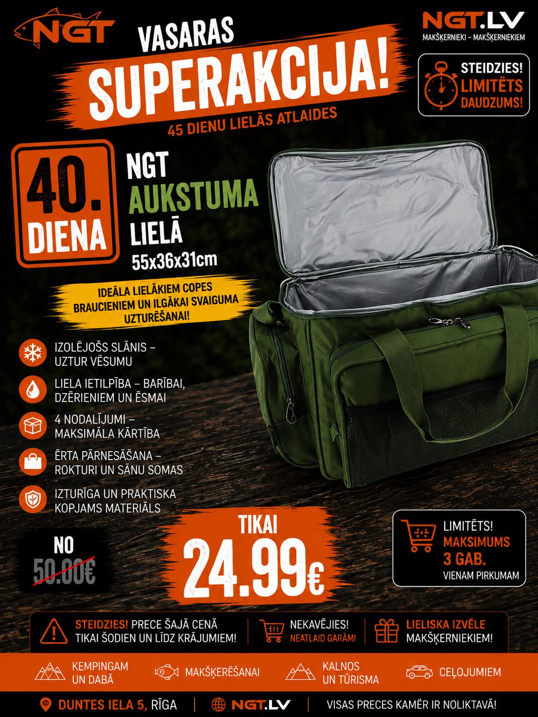 Kott NGT Carryall 709 | 55 x 36 x 31 cm 