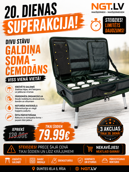 NGT Carp Bivvy lauasüsteem 