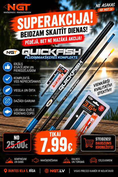 Ujukõngekomplekt NGT Quickfish 