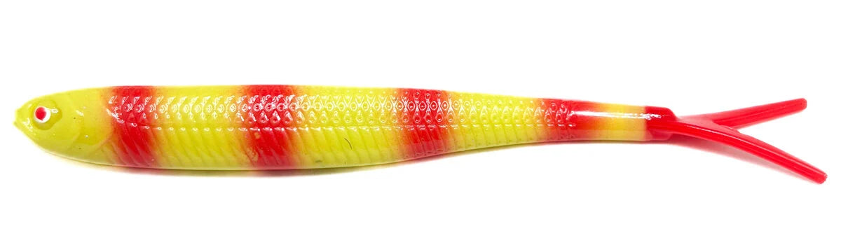 OSHELure Zander Saba Pelagic punase sabaga, 7" silikoonist koha lantidele