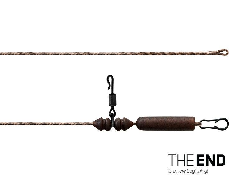 Delphin THE END Leadcore HELI / 3pcs 80cm