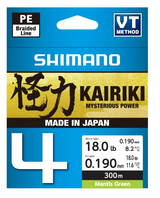 Punutud tamiil Shimano Kairiki 4 300m M roheline