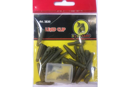 Extra Carpn LEAD CLIP / 10 pcs per bag EXC