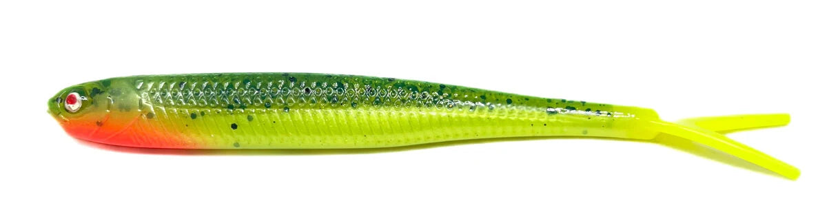 OSHELure Zander Saba Pelagic punase sabaga, 7" silikoonist koha lantidele