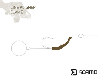 Gumija Delphin sCAMO CLAMZ 10 pcs