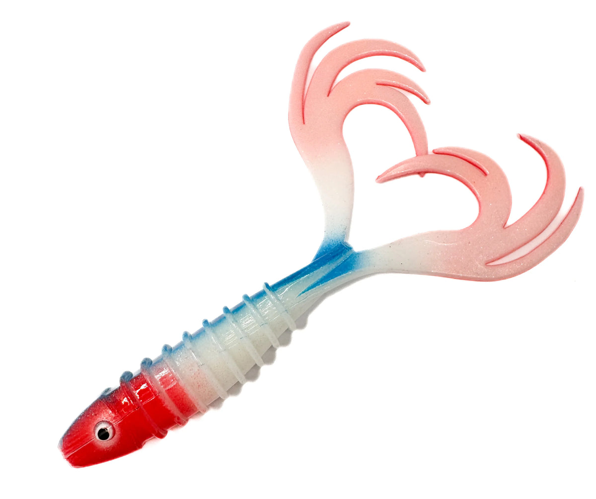 Silikona māneklis Oshelure V-bone Double Tail 14 cm / 15 g