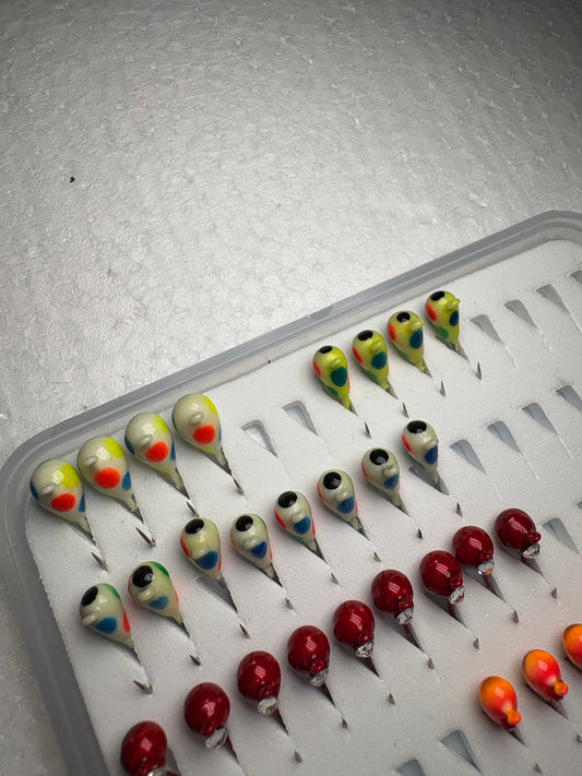 Volframist mormõška "MUST KLOUN" fosforiseeritud - 3 tüüpi