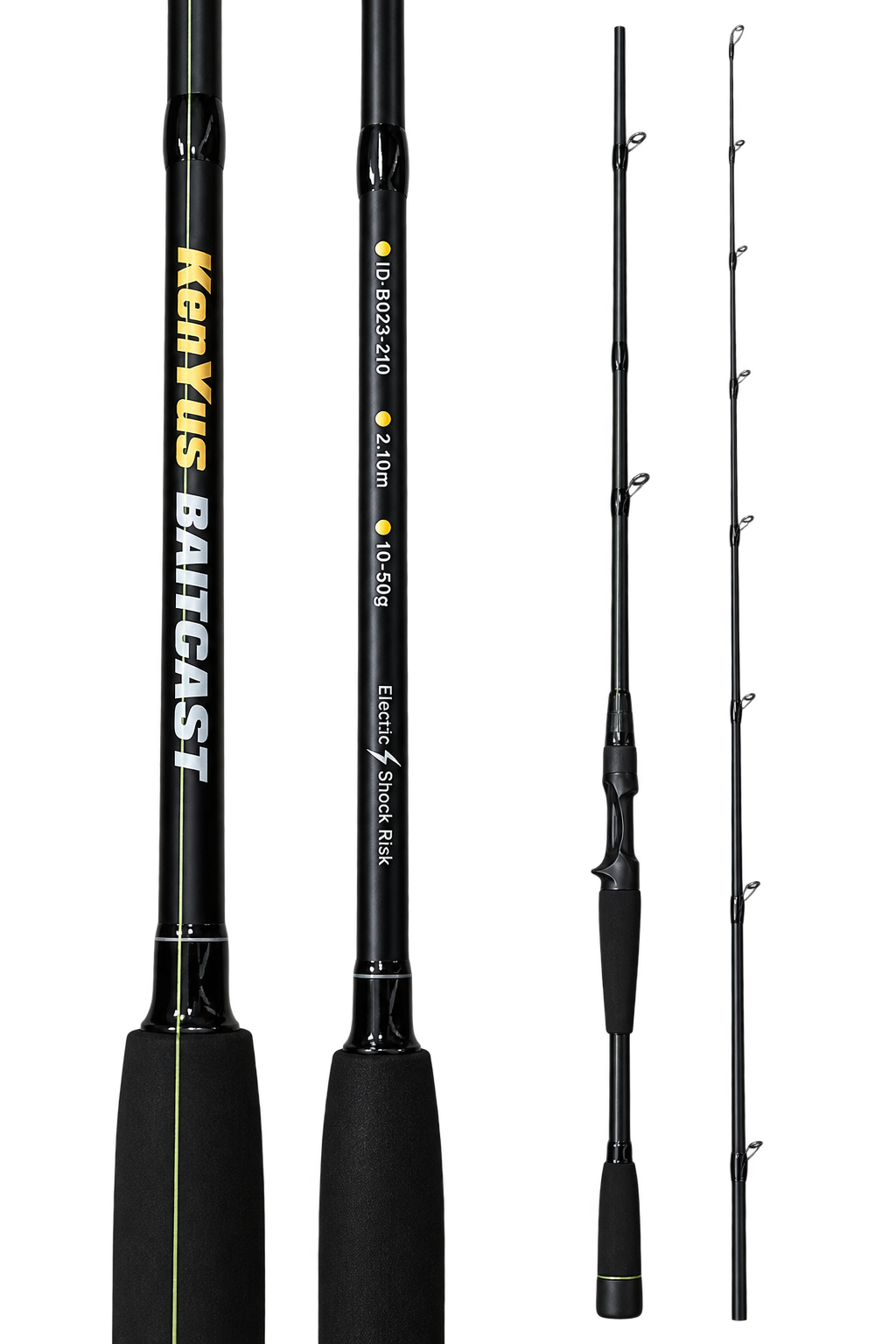 Spinings Ken Yus Baitcast 2,10 m 10–50 g