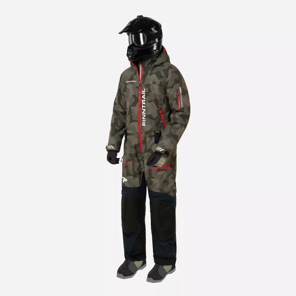 Kombinezons FINNTRAIL WIDETRACK CAMOSHEDOWGREEN 3852
