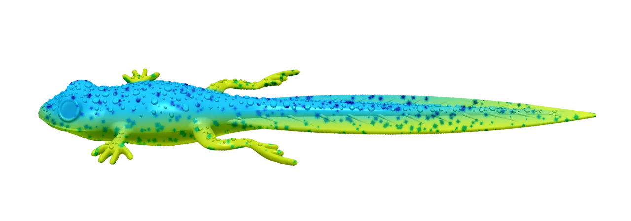 Silikoonlant Libra Lures Frog Tadpole Tails 8.2"