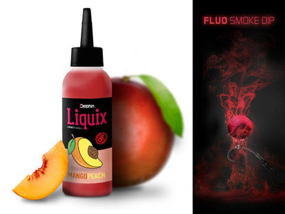 Likvīds Delphin Fluo dip D SNAX LiquiX Mango Peach