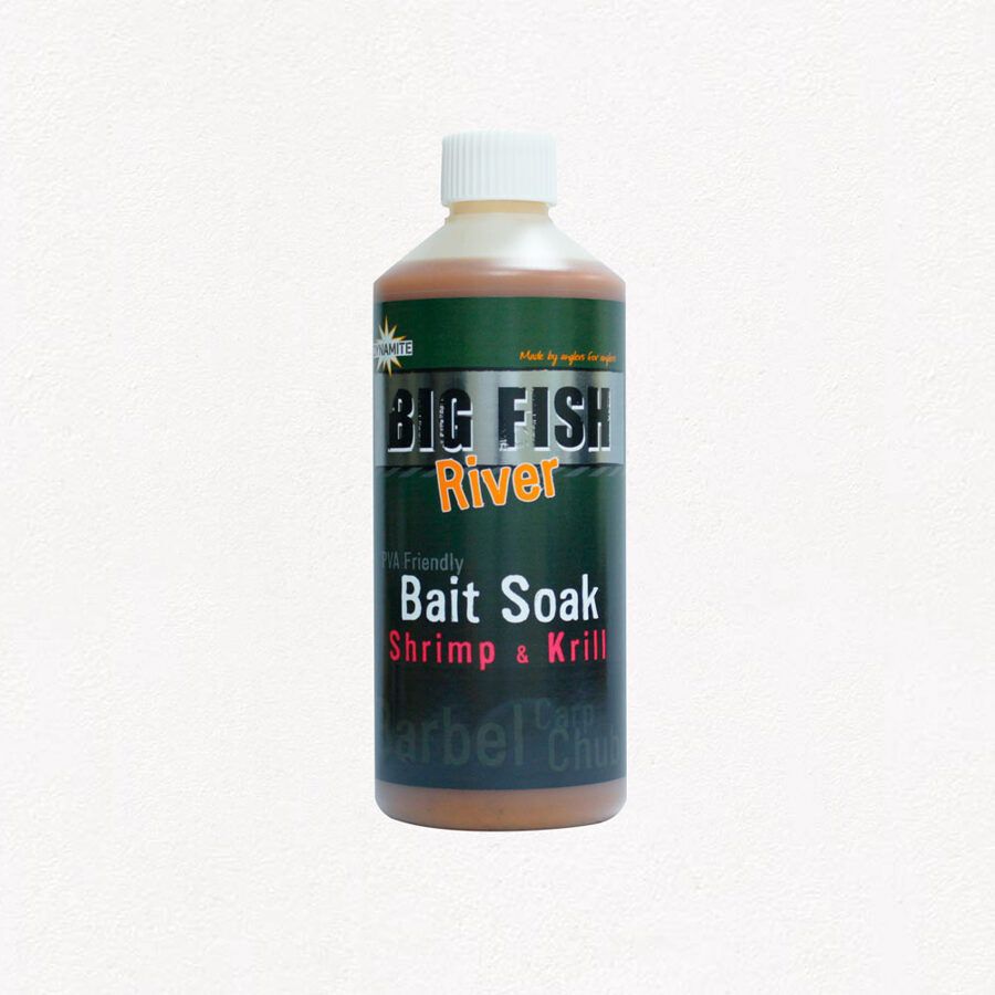 Likvīds Dynamite Big Fish River Liquid Soak – Shrimp & Kril 500ml