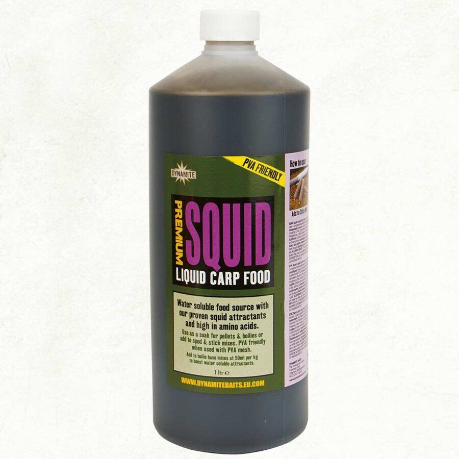 Likvīds Dynamite Premium Squid Liquid Carp Food 1L