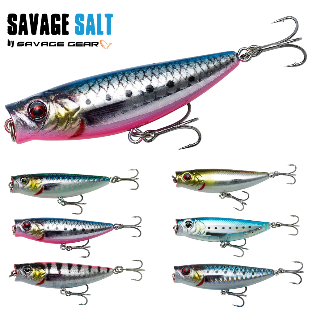Vobler Savage Gear 3D Minnow Pop Walker 5,5 cm, 6 aastat