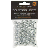 Metallkuulid kassile, 9,5 mm 50 tk, terasest BB-ga lingupüssi padrun 