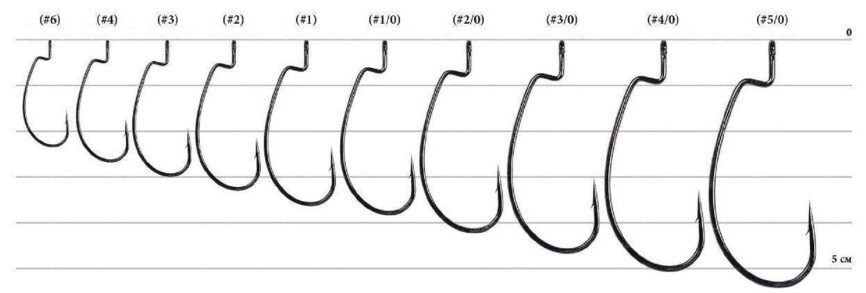 Ofseta āķi Decoy Worm17 Kg Hook