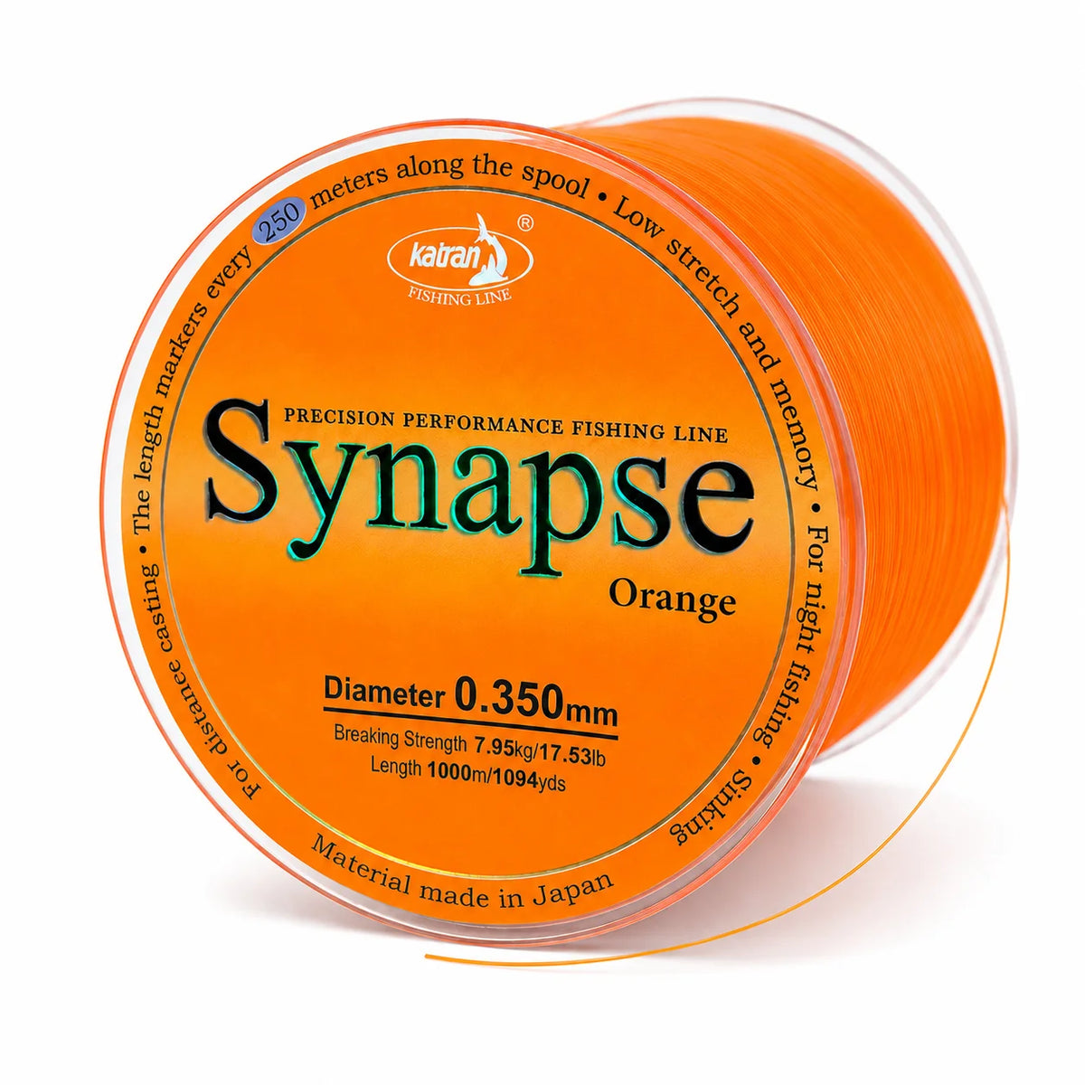 Monofīlā aukla Katran Synapse Orange