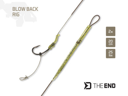 Pavadiņa Delphin THE END Blow back rig / 2 pcs