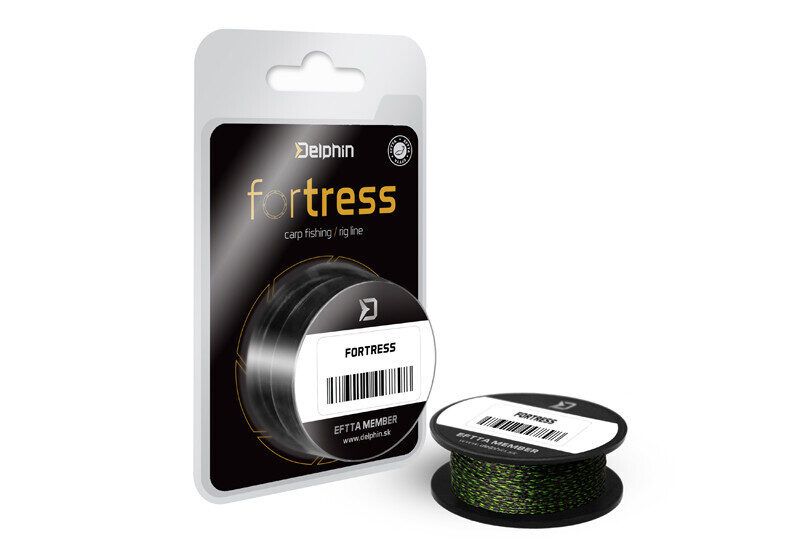 Pavadu materiāls Delphin FORTRESS 20m / black-green