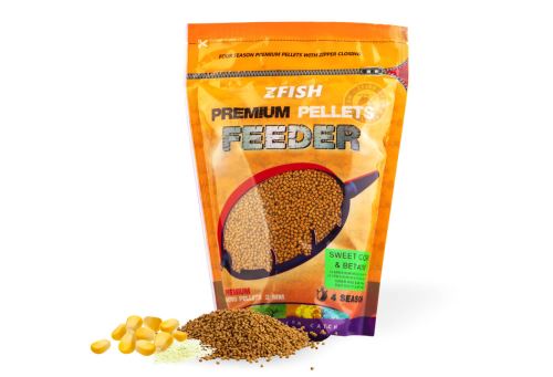 Peletes ZFISH Micro Method Feeder Pellets 2mm/700g Sweet Corn and Betaine